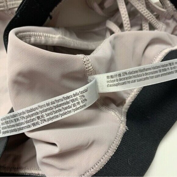 Victoria Sport Grey Racerback Sports Bra Mesh Detail Supportive Activewear Small - Picture 4 of 4